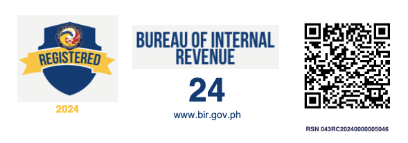 BIR Certificate of Registration seal